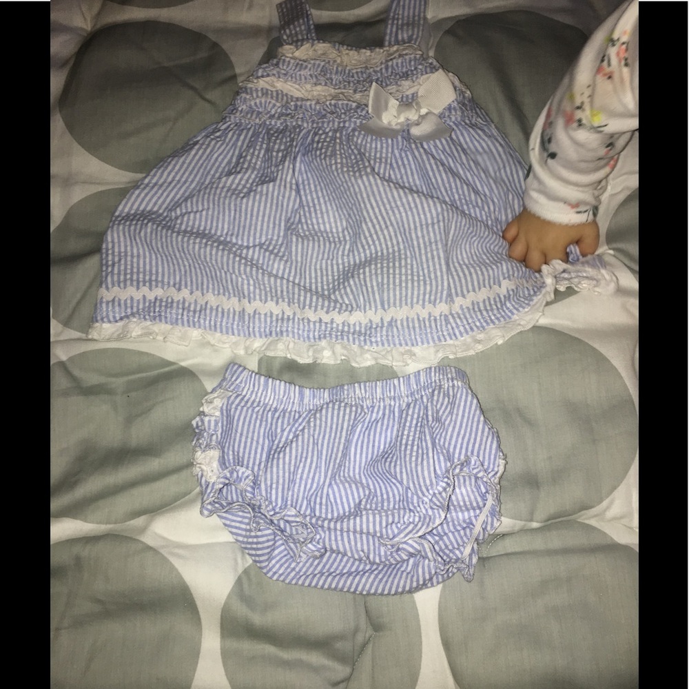 Beautiful Baby Girl Shirt and Diaper cover!