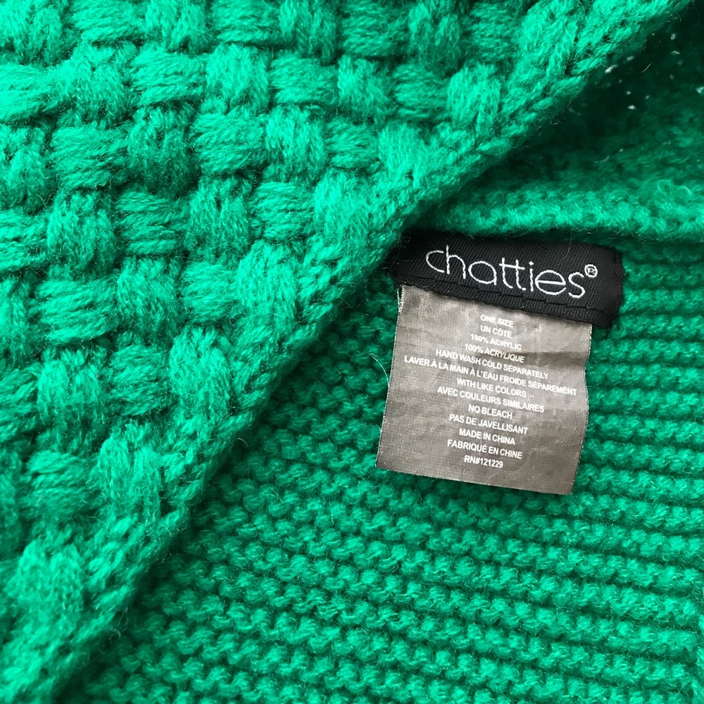 Green Infinity Scarf