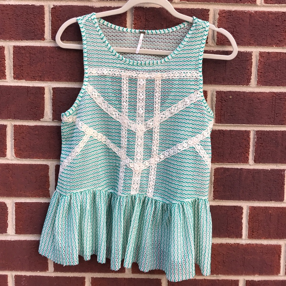 Free People crochet tank