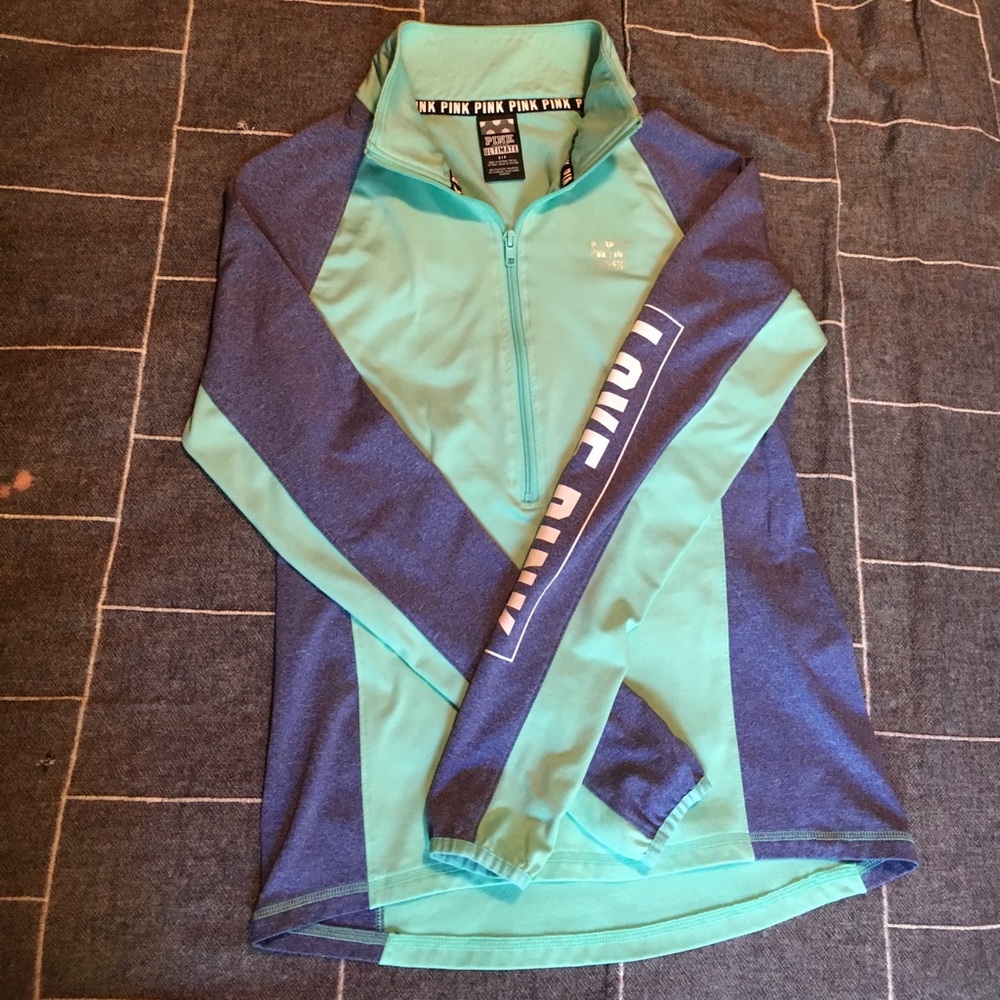 SOLD PINK Ultimate Half Zip Pullover