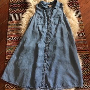 Blue Jean Button Down Dress✨