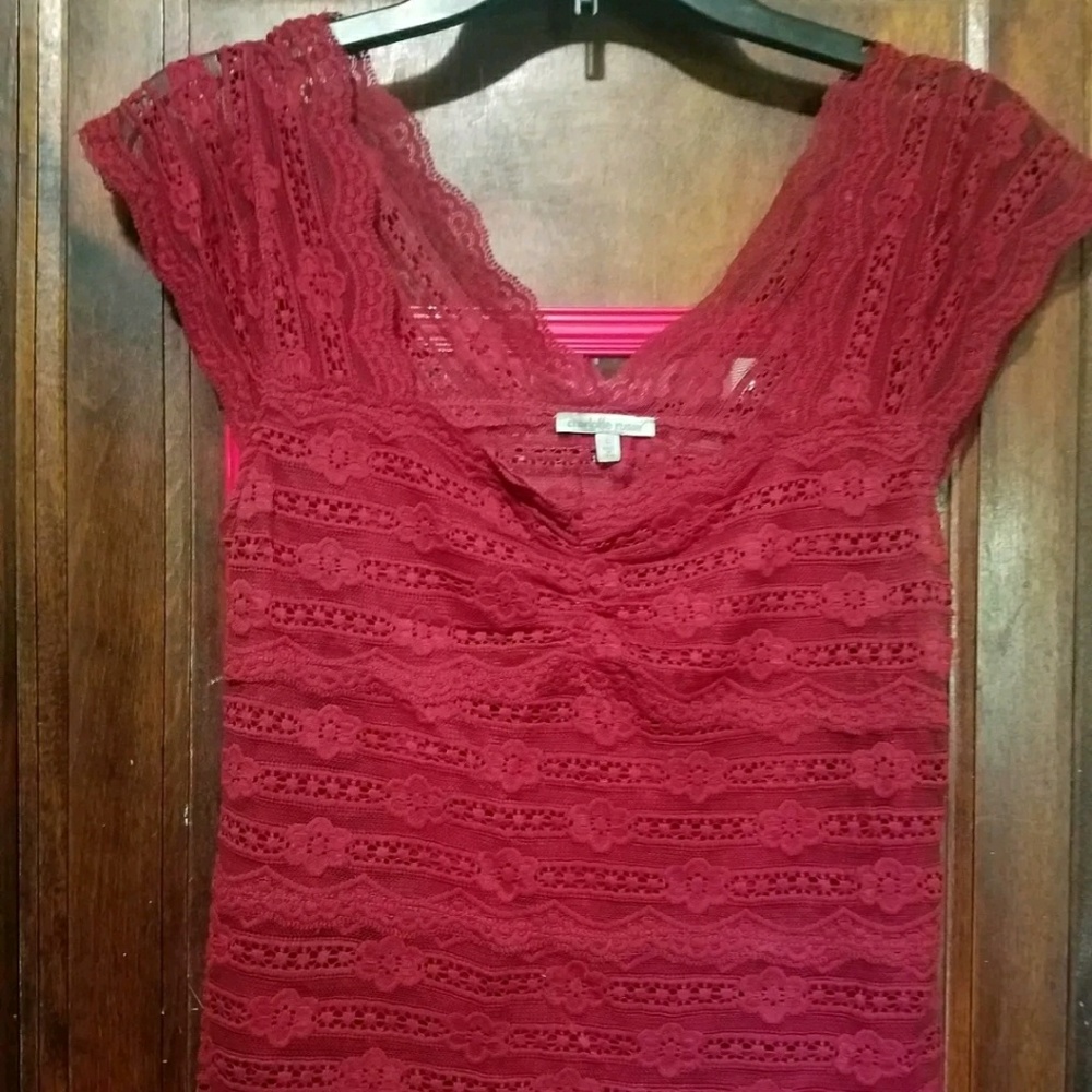 Off shoulder Charlotte Russe Blouse