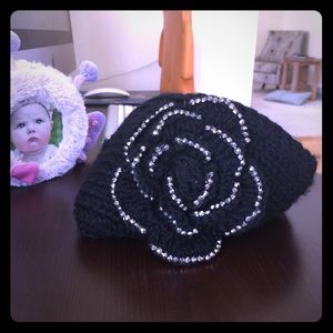 Sparkle floral black head wrap Sparkle floral black head wrap