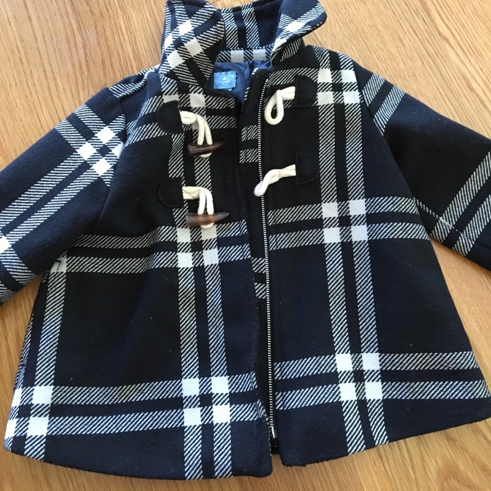 Excellent used baby gap swing coat