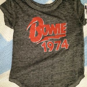David Bowie 5t and beatles tee 4t