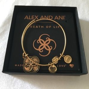 Alex and Ani Breath of Life Bracelet - gold