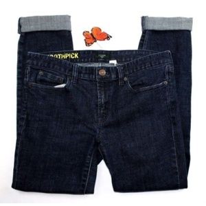 [J. Crew] Toothpick Stretch Jeans SZ 31 Dark