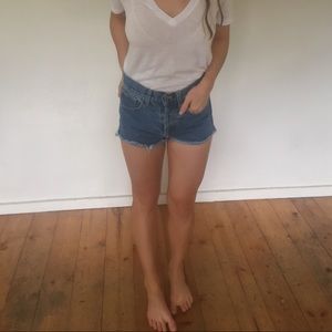 High Waist Denim Shorts