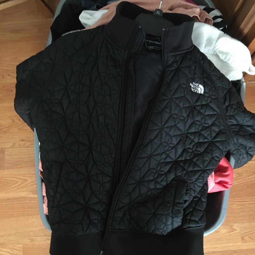 Black North Face Coat