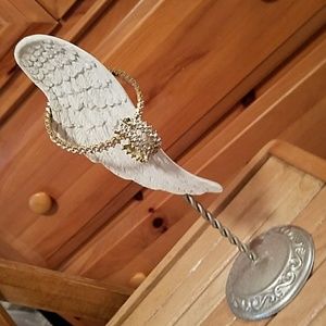 Bangle & hoop earrings