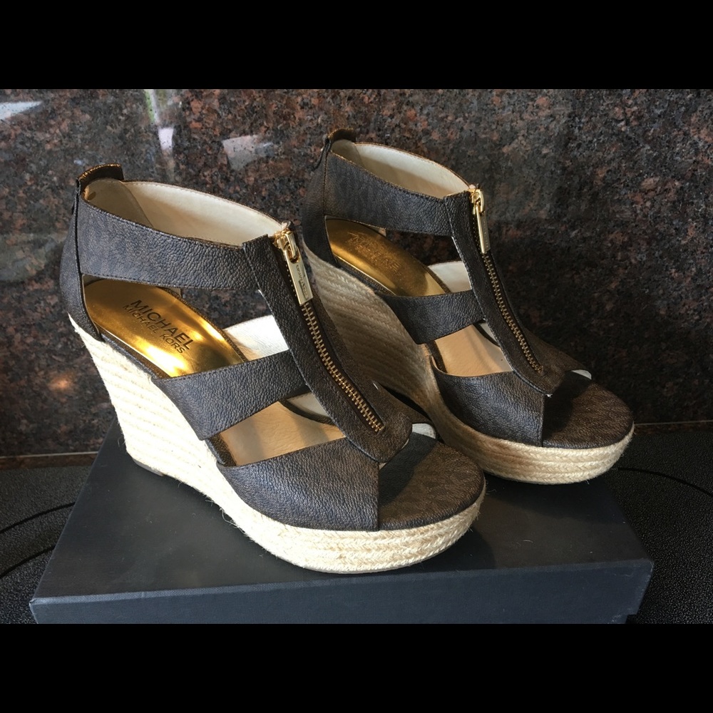 Michael Kors Wedge Platform Sandals