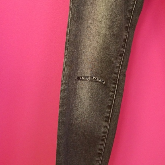 DEX Super Skinny Charcoal Jeans - Picture 3 of 5