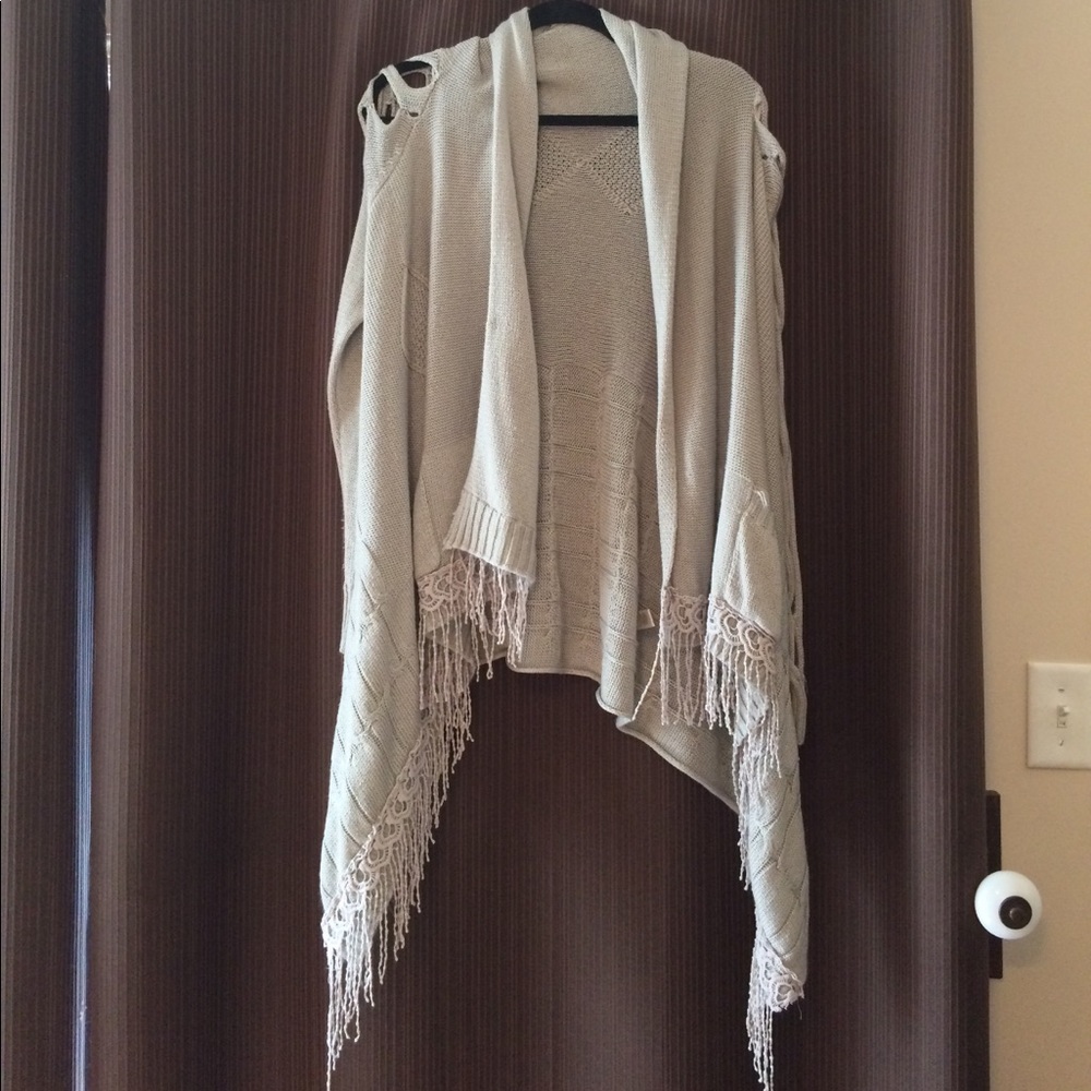 Unique Gray Sweater - Size L