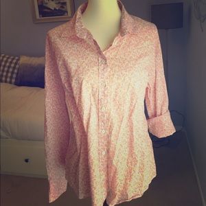 J. Crew Perfect Shirt in Liberty print