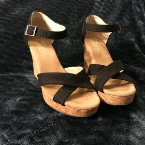 Toms Strappy Wedge Toms Strappy Wedge