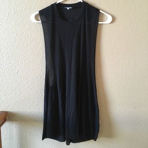 Toni Sheer Twist Back Muscle Tank Toni Sheer Twist Back Muscle Tank