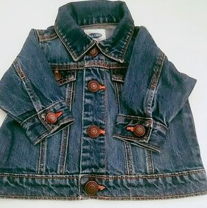 Unisex jean jacket for infant size 0/3 mos