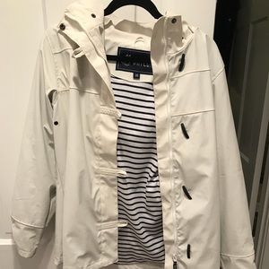 Batela UK White Rain Jacket Sz 38 (S)
