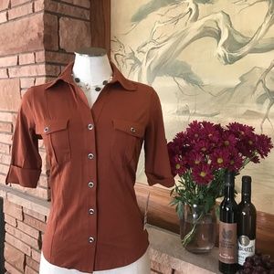 🐣🦐 NWT Rich Auburn Style & Co Top 🐣🦐 NWT Rich Auburn Style & Co Top