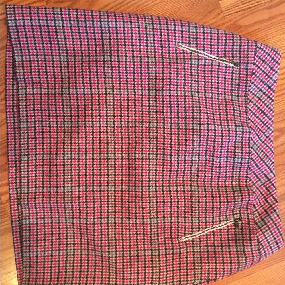Talbots woman size 14 w plaid skirt