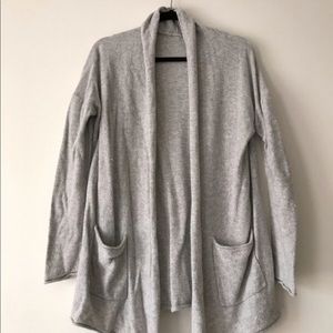Grey Knit Cardigan