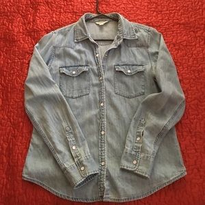 Classic Denim Button Up Shirt