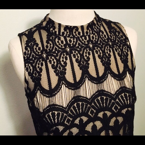 NEW Black Lace Two Piece Dress - Picture 4 of 5