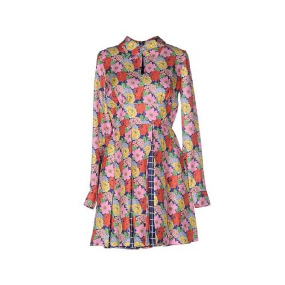 Manoush Pleated Short Dress