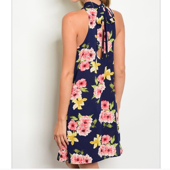 🆕 Tropical Floral Print Dress - Picture 2 of 2