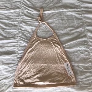 Creamsicle halter top