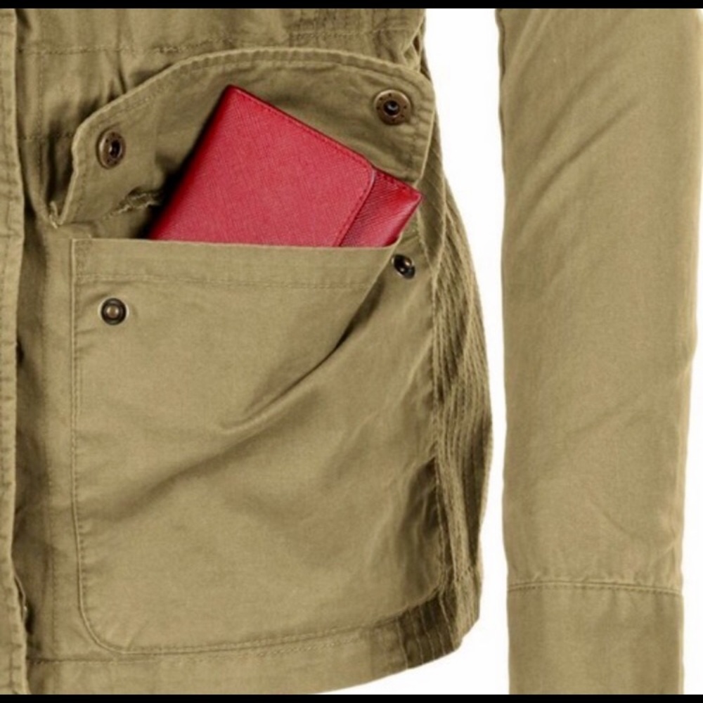 (ONLY 1 LEFT)Utility jacket Olive Green - Picture 4 of 5