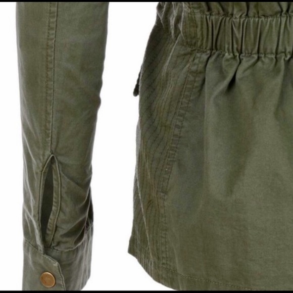 (ONLY 1 LEFT)Utility jacket Olive Green - Picture 3 of 5