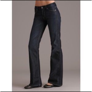 Fidelity Octavia Wide Leg Dark Wash Jeans Size 29