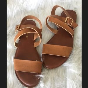 Madden girl camel sandals