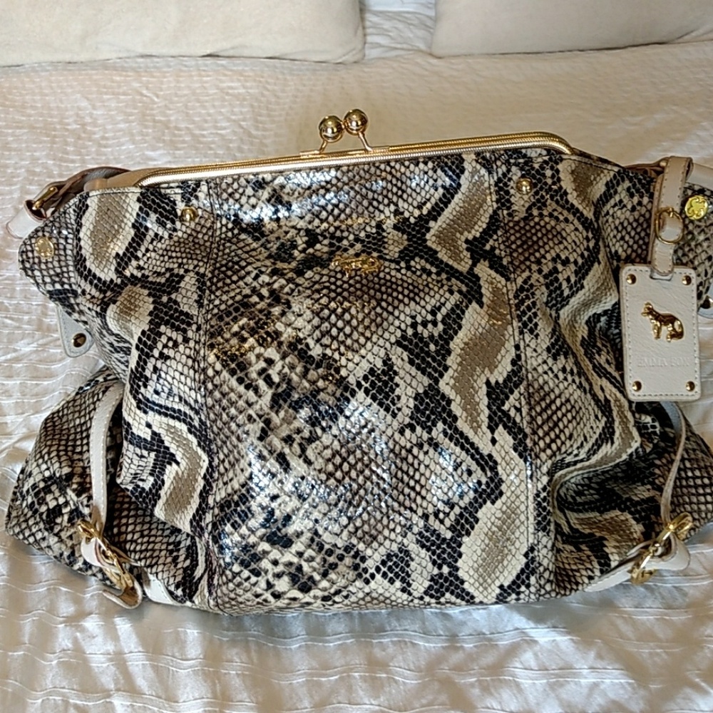 Large Emma Fox leather bag