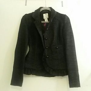 Tweed Ruffle Jacket