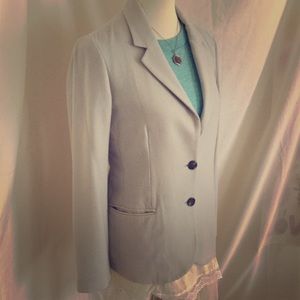 J. Crew boyfriend cut wool blazer in oatmeal