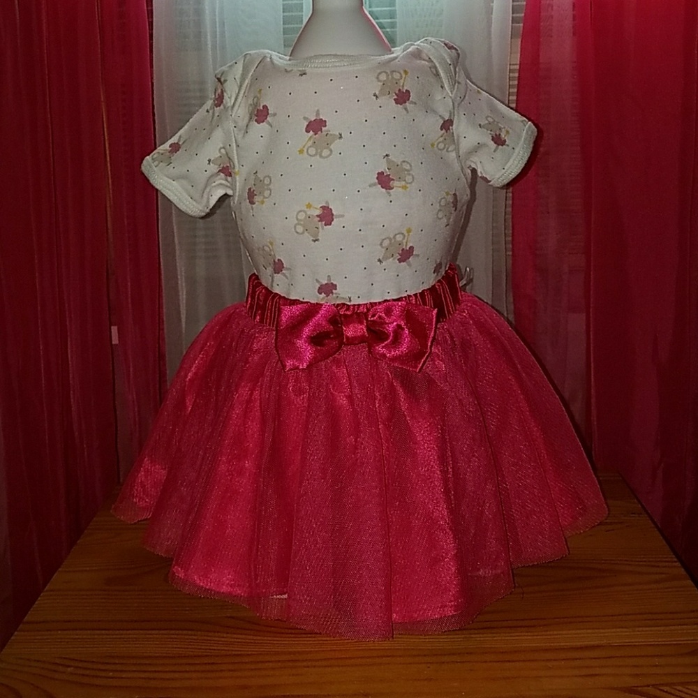 🔴Soft Touch Tutu Skirt Set