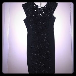 French Connection Black Mini Dress. Like New.