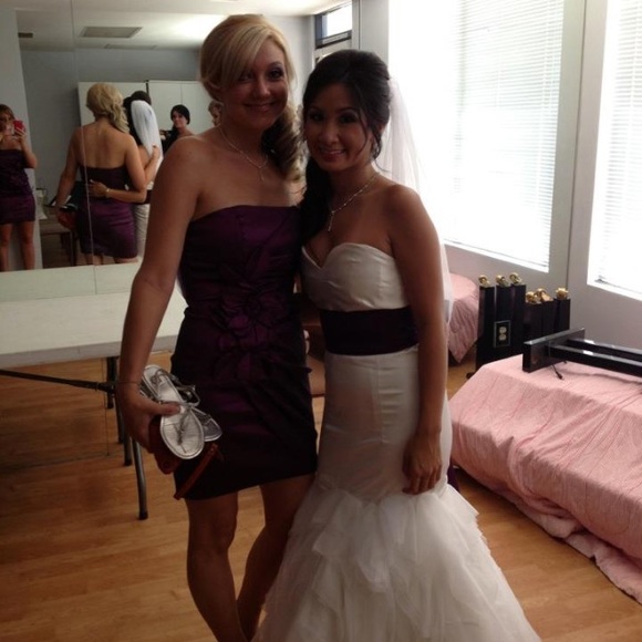 👗Purple Jessica McClintock Dress👗 - Picture 7 of 8