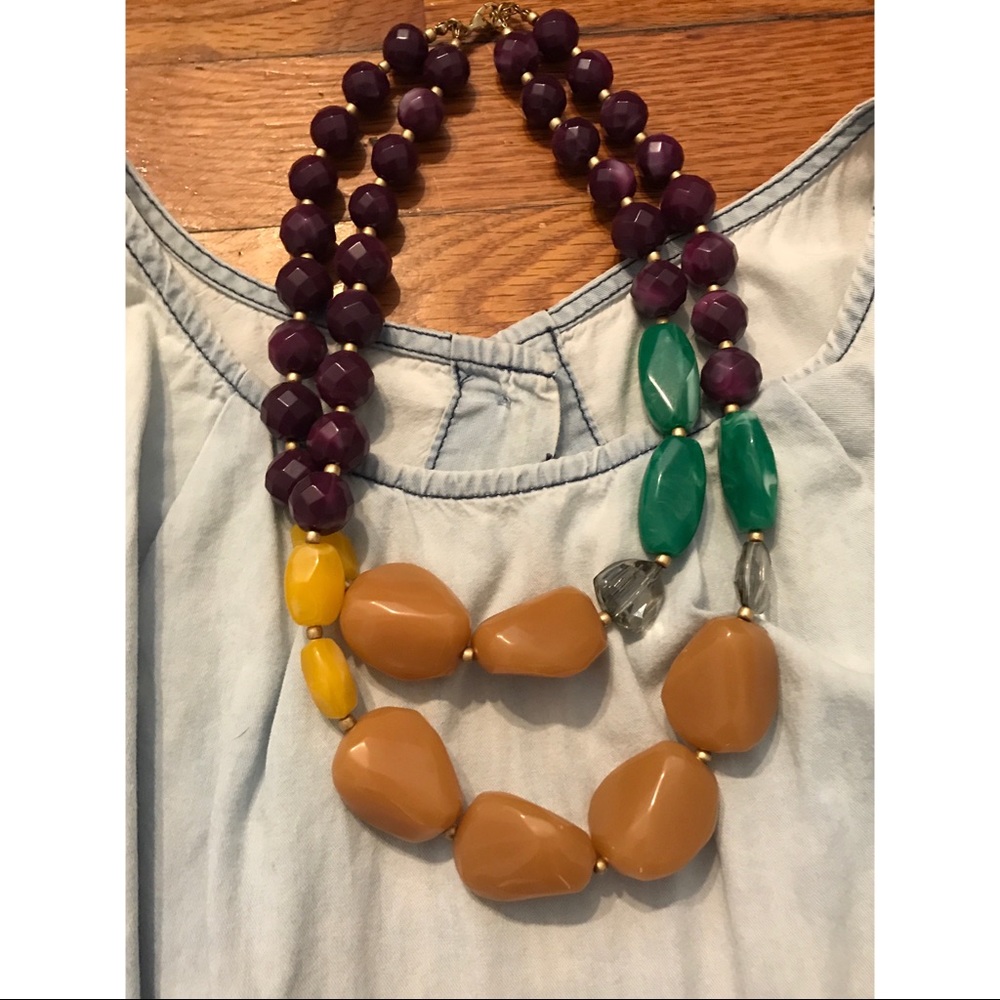 Anthropologie statement necklace