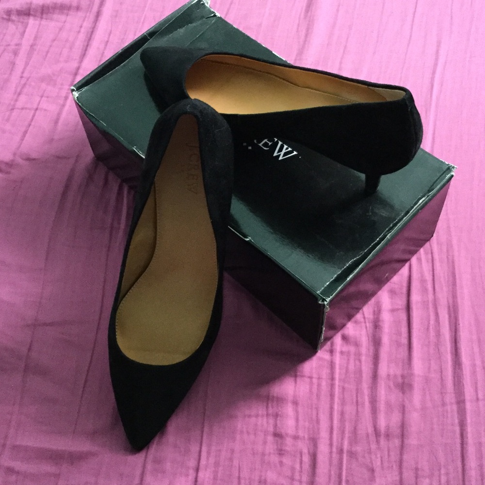 Black Suede Heels