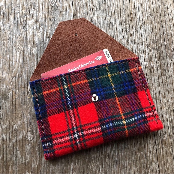 ♥️SOLD♥️Leather & Pendleton Wool Clutch - Picture 5 of 8