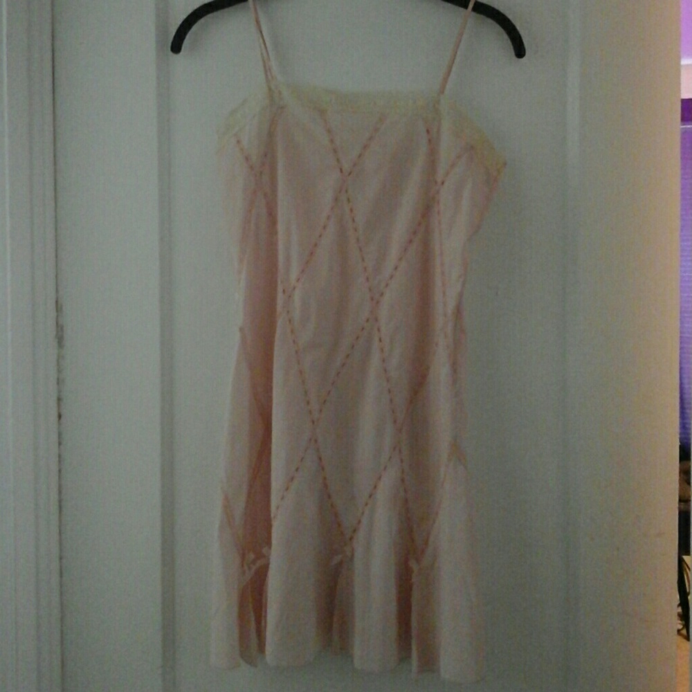 VS baby pink nightgown