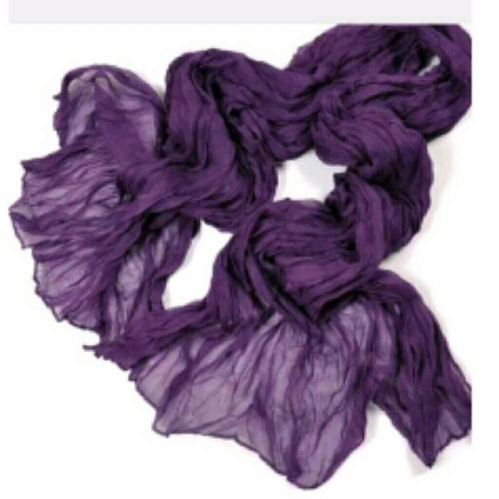 Long, soft purple Scarf