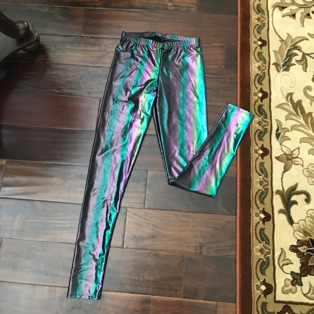 Nasty gal hologram pants