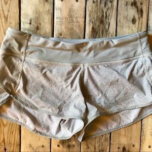 Lululemon perforated speed short size 8