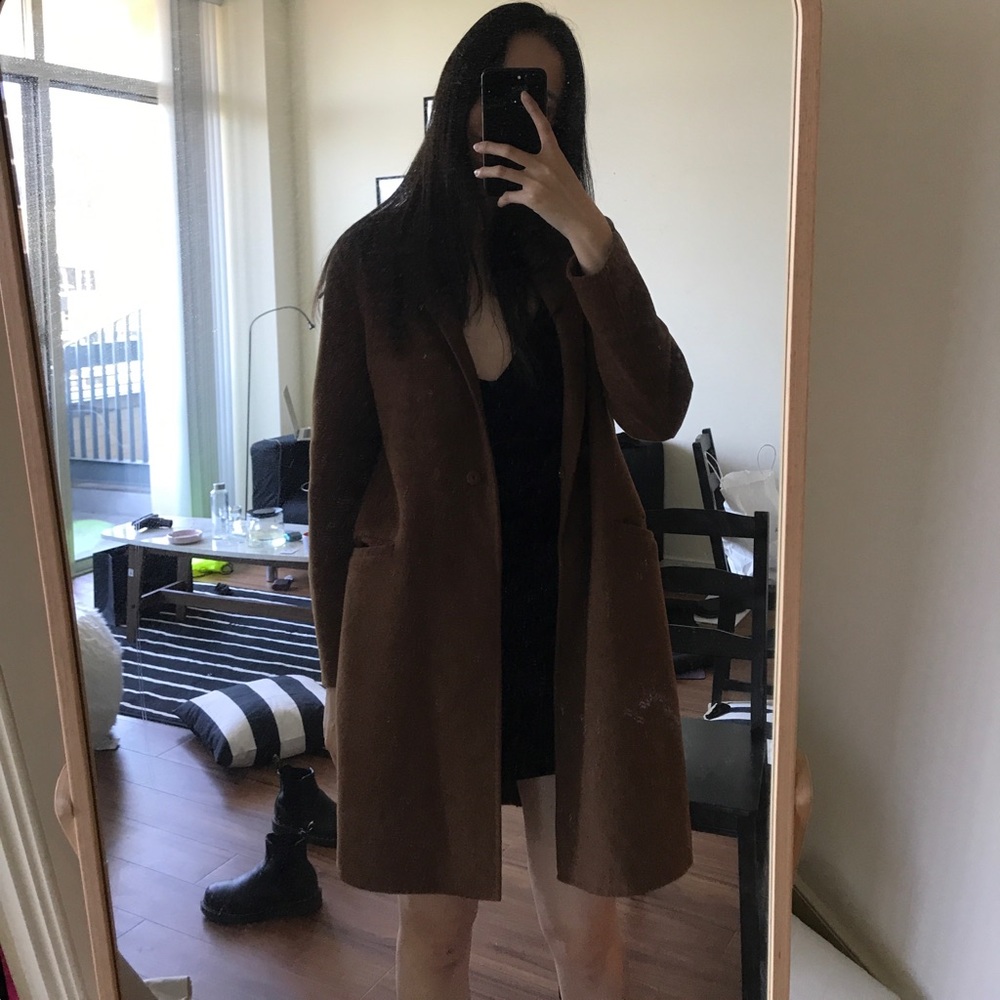 Zara wool handmade coat