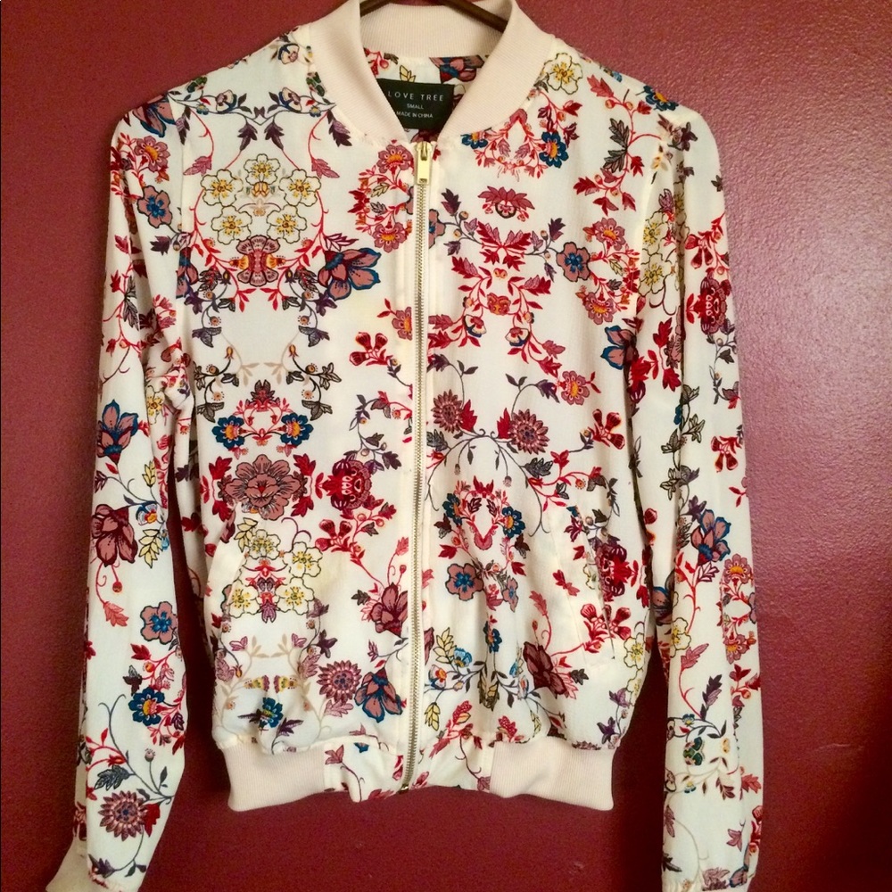 Trippy Floral jacket