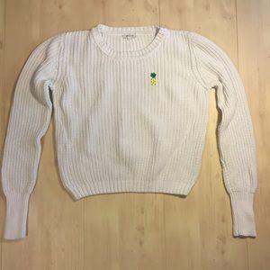 Manoush Girls sweater crop pineapple 🍍